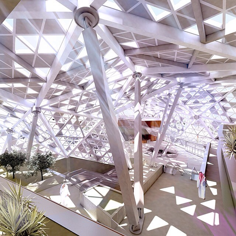 King Abdullah Financial District Conference Center by Skidmore, Owings, Merrill in Riyadh