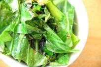 Sautéed Spring Greens with Chilli | Vegan