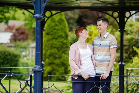 Ilkley Engagement Photography Engagement Photography in Ilkley gazebo