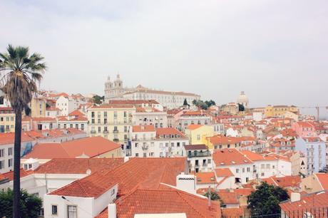Lisbon rooftop view