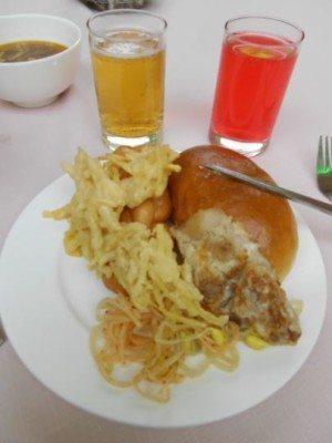 Staying at the 5 Star Yanggakdo Hotel in Pyongyang, North Korea Dinner at the Yanggakdo Hotel
