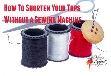 How to Shorten Your Tops Without a Sewing Machine