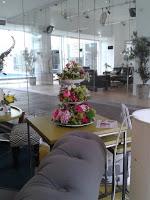 Floral cake stand Tuckshop Flowers at More By Design, Birmingham. Floral cake stand - perfect for wedding flowers!