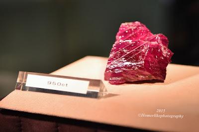 Rare 950-ct Natural Unheated Burmese Ruby Rough at the Singapore International Jewelry Expo 2015