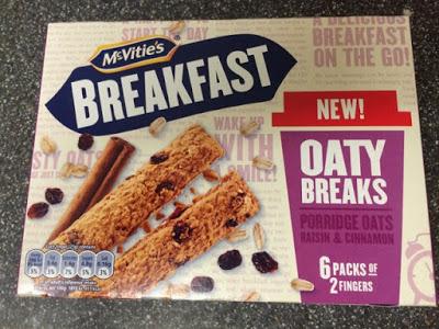 Today's Review: McVitie's Breakfast Oaty Breaks: Raisin & Cinnamon