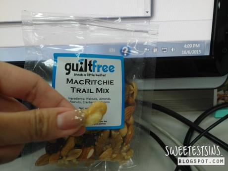 guiltfree macritche trail mix mid day snack
