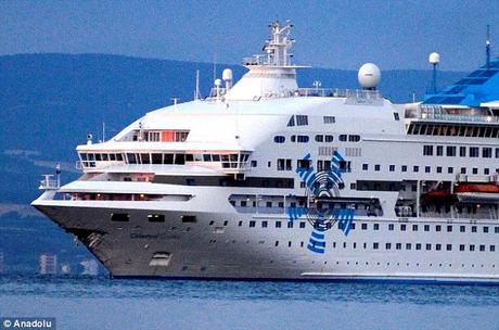 luxury cruise  Celestyal Crystal involved in collision