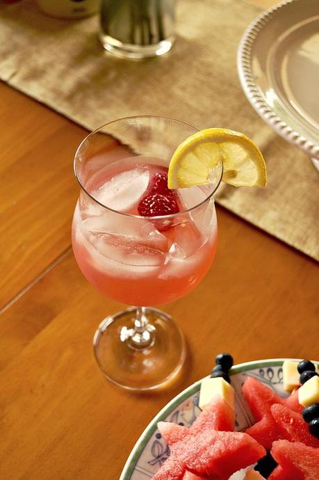 July 4th: History, Fun, Family and Some Recipes Limoncello Sangria with fruit and ice
