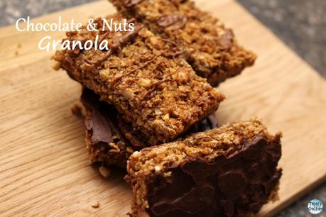 Chocolate Nut Granola Bars
