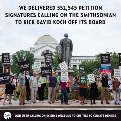 Kick Koch Off The Smithsonian Board