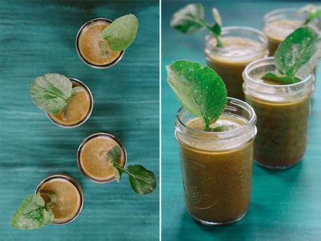 Kohlrabi Greens Juice by With The Grains