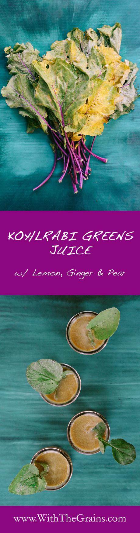 Kohlrabi Greens Juice by With The Grains 01