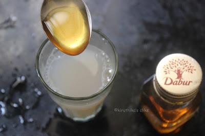Amla,Ginger and lemon juice with honey for kids