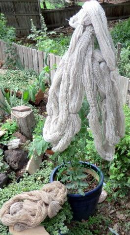 Hand Spun Gifted Wool Hand Spun Gifted Wool