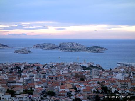 Marseille, France: European Capital of Culture View of the Iles du Frioul and sailboats on the Mediterranean