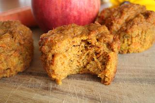 Carrot Apple Spice Muffins (Gluten and Refined Sugar Free)