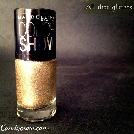 Maybelline color show - All that Glitters Review and swatches