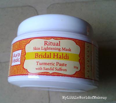 Auravedic Bridal Haldi Skin Lightening Mask Review