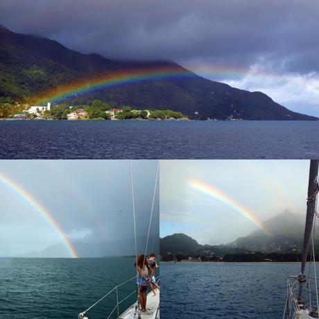 What I love about cruising Seychelles mega rainbows