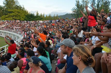What I love about cruising Seychelles dancing in the stadium wide