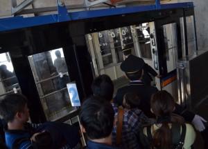 Tateyama Kurobe Alpine Route (Japan) Boarding Cablecar, Alpine Route by JR Pass Japan Rail