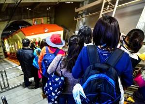 Tateyama Kurobe Alpine Route (Japan) Boarding Trolley Bus, Alpine Route by JR Pass Japan Rail