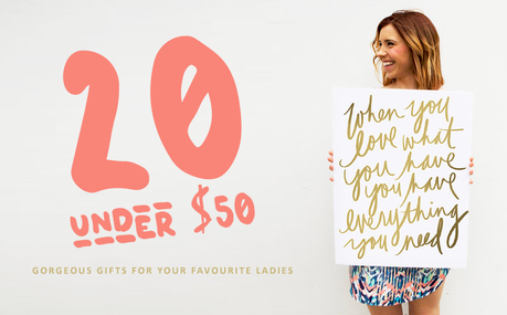 20 Gorgeous Etsy Gifts Under $50 For Your Favourite Ladies