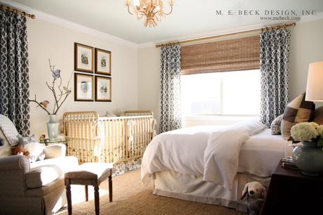 Nursery in the master bedroom: Room in with your baby in style