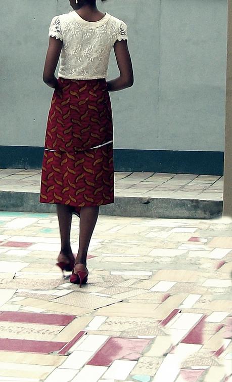 DIY Asymmetric Hem Ankara Skirt DIY Asymmetric Hem Ankara Skirt