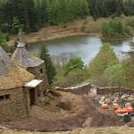 Hagrid's hut on location. See the small trail, on the far side of Loch Torren? You can walk here from Glencoe cottages, and imagine a hippogriff...

Hagrid's Hut photo courtesy of Glencoe Cottages