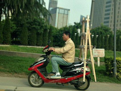 “Mad Max” Scenes! The School Run in China! School Run ladder