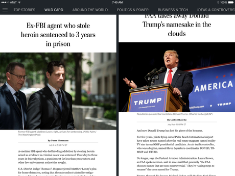 The Washington Post: new app for iPhone, iPad and iPod touch