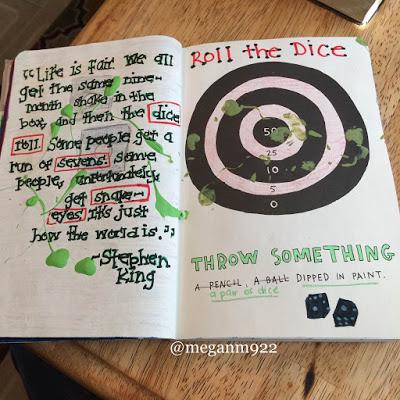 Wreck This Journal - Pages 14-16: Color, Target