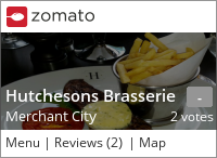 Food Review: Hutchesons, 158 Ingram Street, Glasgow, G1 1SJ Click to add a blog post for Hutchesons Brasserie on Zomato