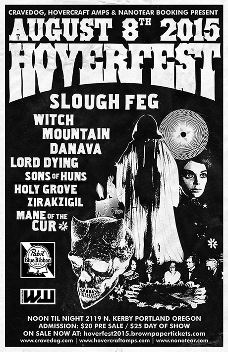 HOVERFEST 2015: Slough Feg, Witch Mountain, Danava, Lord Dying, Sons Of Huns, Holy Grove & More To Play Second Annual Festival Of Amps, Riffs & Motorcycles