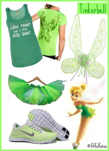 RunDisney, Tinkerbell, Running Outfit, Peter Pan
