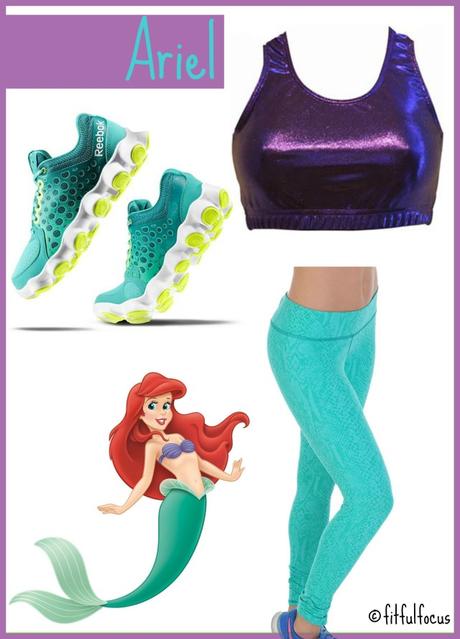 The Little Mermaid, Ariel, Running Costume, RunDisney