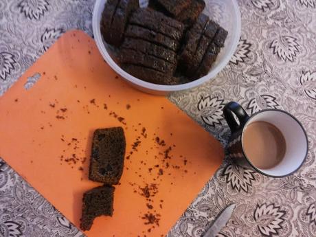 Wholewheat Coffee and Chocolate Chip Cake Wholewheat Coffee and Chocolate Chip Cake