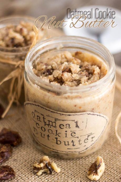 oatmeal cookie, nut butter