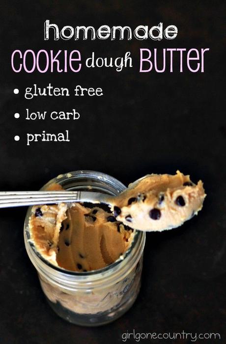 Cookie Dough Butter, gluten free, low carb, nut butter