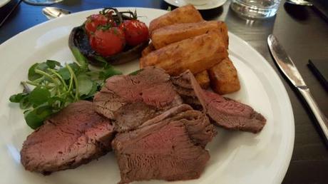 A sizeable portion of chateaubriand steak!