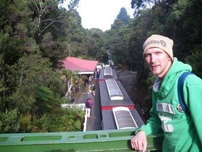 100 Places I Backpacked Through That You’ve Never Heard Of, in Australia Chilling out on the bridge at Rinadeena in Tasmania.