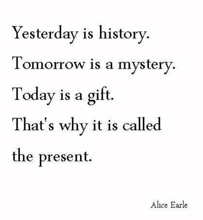 the present the present