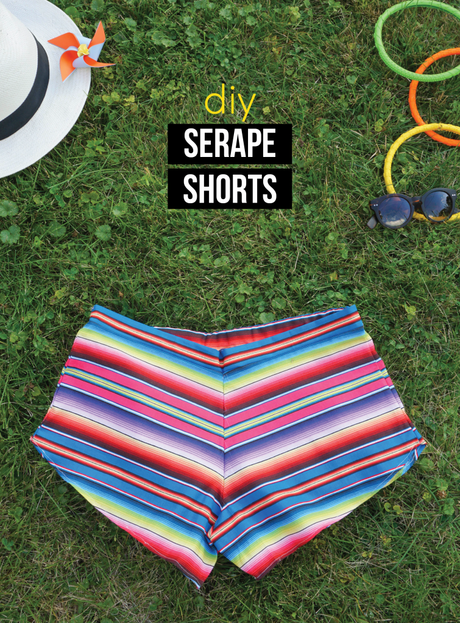 DIY Serape Lounge Shorts | Francois et Moi