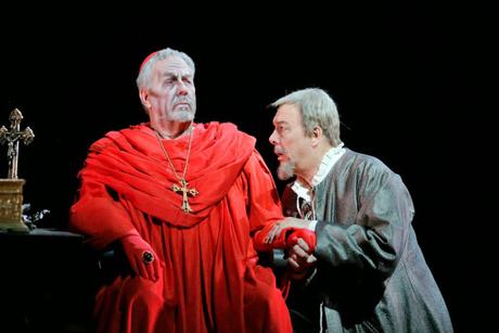 James Morris as the Grand Inquisitor & Ferruccio Furlanetto as King Philip