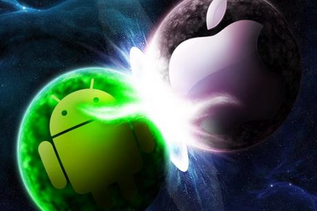 Collision Between Apple Android