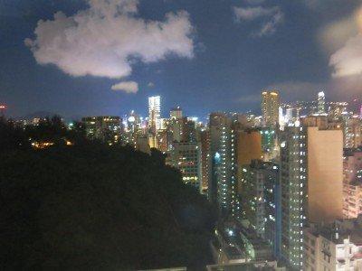 Staying at the Magnificent Cityview Hotel, Yau Ma Tei, Kowloon, Hong Kong Night fall from the City View Hotel, Yau Ma Tei, Hong Kong