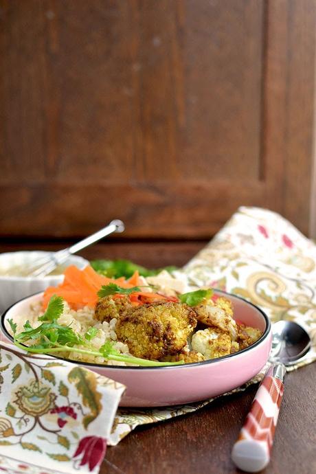 Roasted Cauliflower with Ras el Hanout