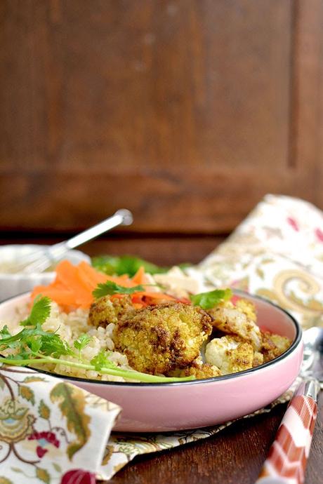 Roasted Cauliflower with Ras el Hanout