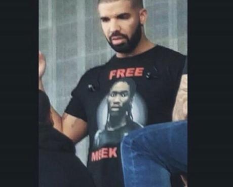 Drake Wears Free Meek Mill Shirt… Ain’t He Petty